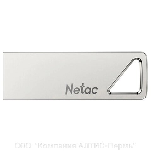 Флеш-диск 16GB NETAC U326, USB 2.0, металлический корпус, серебристый, NT03U326N-016G-20PN от компании ООО  "Компания АЛТИС-Пермь" - фото 1