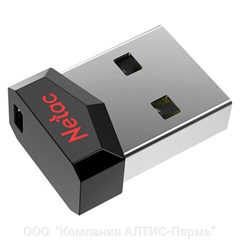 Флеш-диск 16GB NETAC UM81, USB 2.0, черный, NT03UM81N-016G-20BK от компании ООО  "Компания АЛТИС-Пермь" - фото 1