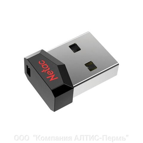 Флеш-диск 32 GB NETAC UM81, USB 2.0, черный, NT03UM81N-032G-20BK от компании ООО  "Компания АЛТИС-Пермь" - фото 1