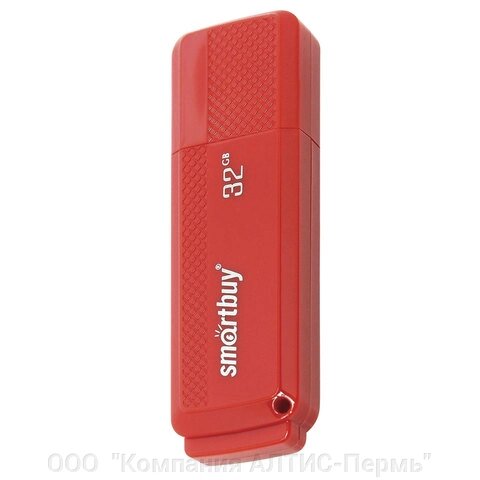 Флеш-диск 32 GB, SMARTBUY Dock, USB 2.0, красный, SB32GBDK-R от компании ООО  "Компания АЛТИС-Пермь" - фото 1