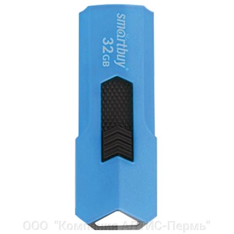 Флеш-диск 32 GB SMARTBUY Stream USB 2.0, синий, SB32GBST-B от компании ООО  "Компания АЛТИС-Пермь" - фото 1