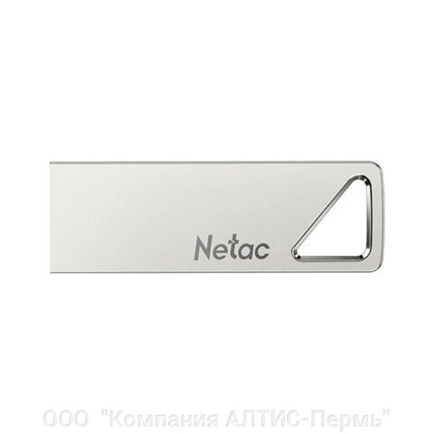 Флеш-диск 64 GB NETAC U326, USB 2.0, металлический корпус, серебристый, NT03U326N-064G-20PN от компании ООО  "Компания АЛТИС-Пермь" - фото 1