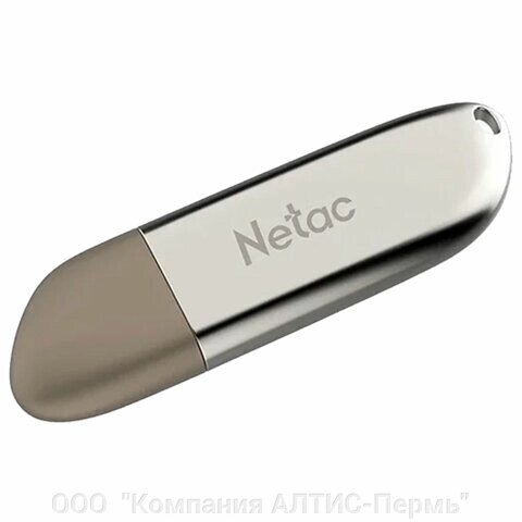Флеш-диск 64 GB NETAC U352, USB 2.0, металлический корпус, серебристый, NT03U352N-064G-20PN от компании ООО  "Компания АЛТИС-Пермь" - фото 1