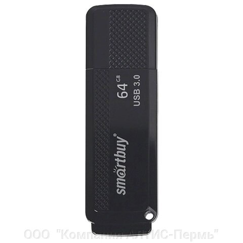 Флеш-диск 64 GB SMARTBUY Dock USB 3.0, черный, SB64GBDK-K3 от компании ООО  "Компания АЛТИС-Пермь" - фото 1
