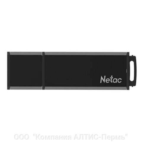 Флеш-диск 64GB NETAC U351, USB 3.0, черный, NT03U351N-064G-30BK от компании ООО  "Компания АЛТИС-Пермь" - фото 1