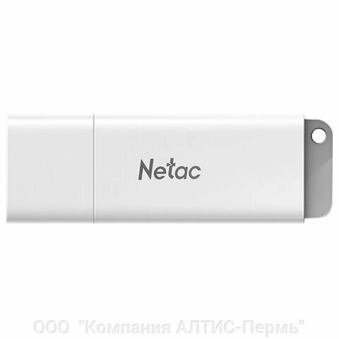 Флеш-диск 8 GB NETAC U185, USB 2.0, белый, NT03U185N-008G-20WH от компании ООО  "Компания АЛТИС-Пермь" - фото 1