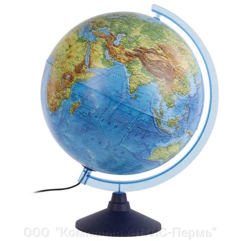 Глобус интерактивный физический/политический Globen, диаметр 320 мм, с подсветкой, INT13200288 от компании ООО  "Компания АЛТИС-Пермь" - фото 1
