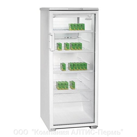 Холодильная витрина БИРЮСА Б-290, общий объем 290 л, 145x58x62 см, белый от компании ООО  "Компания АЛТИС-Пермь" - фото 1