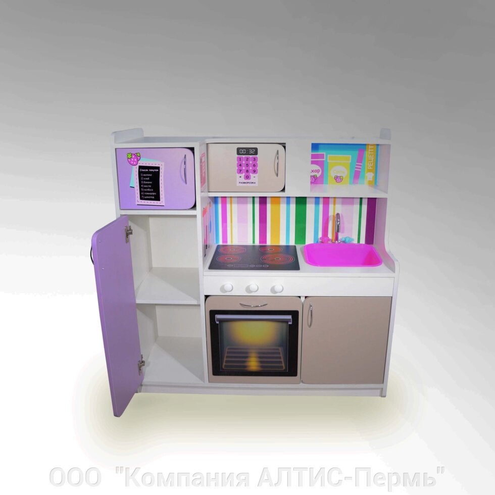 Игровая кухня "KidCook"(без духового шкафа) от компании ООО  "Компания АЛТИС-Пермь" - фото 1