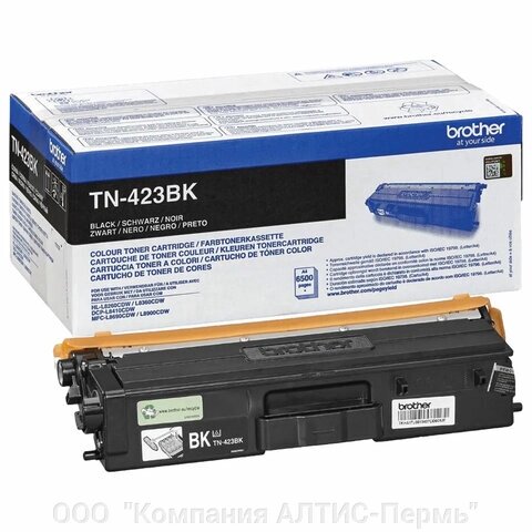 Картридж лазерный BROTHER (TN423BK) HLL8260CDW/DCPL8410CDW/MFCL8690CDW, черный, оригинальный, ресурс 6500 страниц от компании ООО  "Компания АЛТИС-Пермь" - фото 1