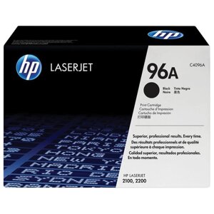 Картридж лазерный HP (C4096A) LaserJet 2100/2200 и другие,96А, оригинальный, ресурс 5000 страниц