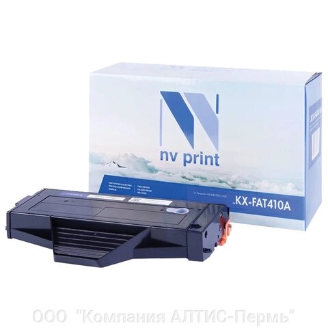 Картридж лазерный NV PRINT (NV-KX-FAT410A) для PANASONIC KX-MB1500/MB1520/MB1530/MB1536, ресурс 2500 страниц от компании ООО  "Компания АЛТИС-Пермь" - фото 1