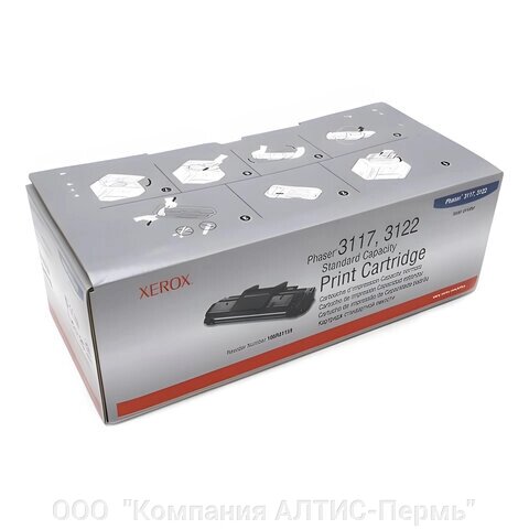 Картридж лазерный XEROX (106R01159) Phaser 3117/3122/3124/3125, оригинальный, ресурс 3000 стр. от компании ООО  "Компания АЛТИС-Пермь" - фото 1