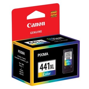 Картридж струйный CANON (CL-441XL) PIXMA MG2140/3140/3540/4240, цветной, оригинальный, ресурс 400 стр., увеличенная