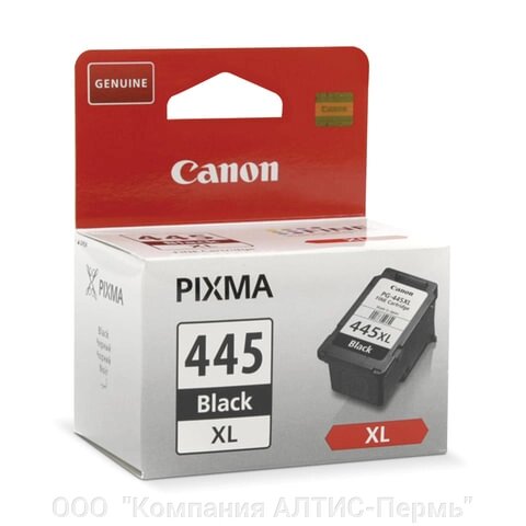 Картридж струйный CANON (PG-445XL) PIXMA MG2440/PIXMA MG2540, черный, оригинальный, ресурс 400 стр., увеличенная емкость от компании ООО  "Компания АЛТИС-Пермь" - фото 1