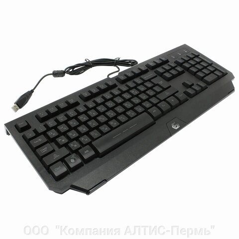 Клавиатура проводная игровая GEMBIRD KB-G300L, USB, 104 клавиши, с подсветкой, черная от компании ООО  "Компания АЛТИС-Пермь" - фото 1