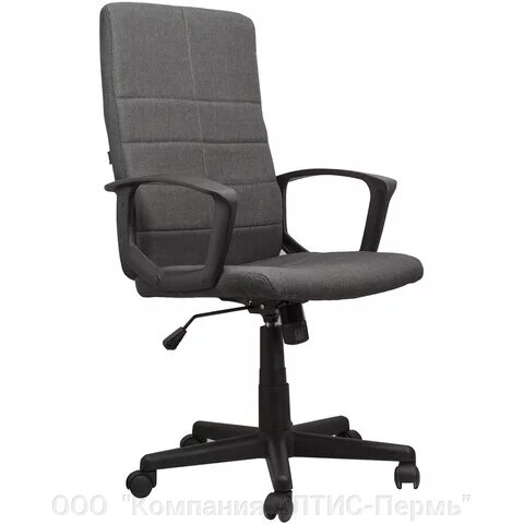 Кресло офисное BRABIX Focus EX-518, ткань, серое, 531576 от компании ООО  "Компания АЛТИС-Пермь" - фото 1