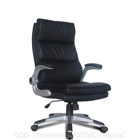 Кресло офисное BRABIX Fregat EX-510, рециклированная кожа, черное, 530863 от компании ООО  "Компания АЛТИС-Пермь" - фото 1