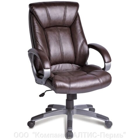 Кресло офисное BRABIX Maestro EX-506, экокожа, коричневое, 530878 от компании ООО  "Компания АЛТИС-Пермь" - фото 1