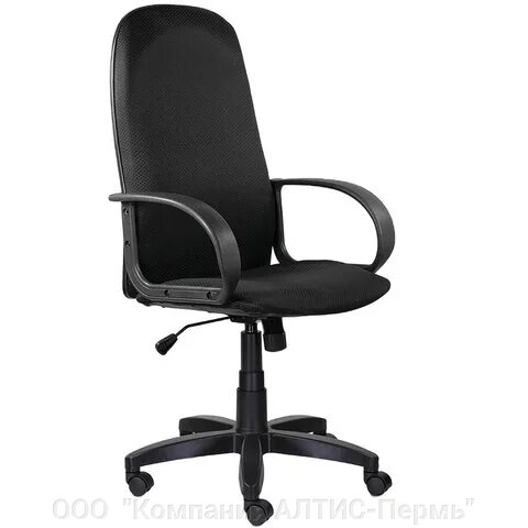 Кресло офисное BRABIX Praktik EX-279, ткань JP/кожзам, черное, 532019 от компании ООО  "Компания АЛТИС-Пермь" - фото 1
