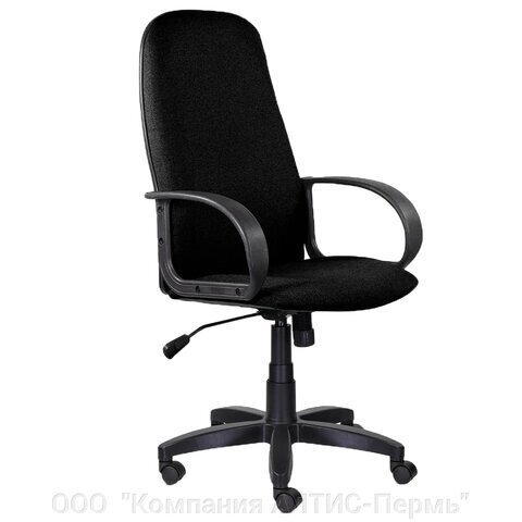 Кресло офисное BRABIX Praktik EX-279, ткань/кожзам, черное, 532017 от компании ООО  "Компания АЛТИС-Пермь" - фото 1