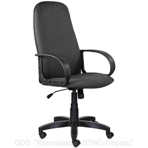 Кресло офисное BRABIX Praktik EX-279, ткань/кожзам, серое, 532018 от компании ООО  "Компания АЛТИС-Пермь" - фото 1