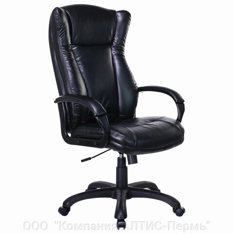 Кресло офисное BRABIX PREMIUM Boss EX-591, экокожа, черное, 532099 от компании ООО  "Компания АЛТИС-Пермь" - фото 1