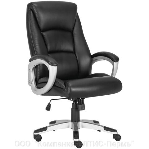 Кресло офисное BRABIX PREMIUM Grand EX-501, рециклированная кожа, черное, 531950 от компании ООО  "Компания АЛТИС-Пермь" - фото 1