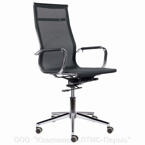 Кресло офисное BRABIX PREMIUM Net EX-533, хром, сетка, черное, 532546 от компании ООО  "Компания АЛТИС-Пермь" - фото 1