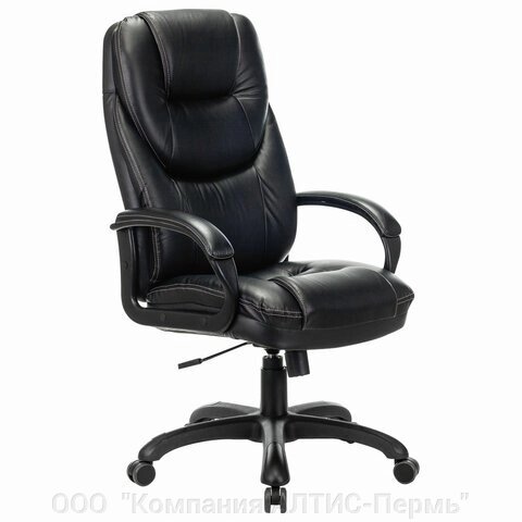 Кресло офисное BRABIX PREMIUM Nord EX-590, черный пластик, экокожа, черное, 532097 от компании ООО  "Компания АЛТИС-Пермь" - фото 1