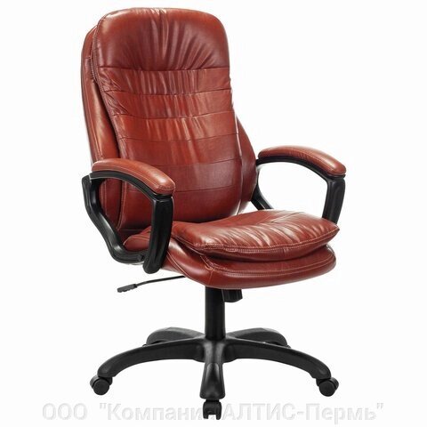 Кресло офисное BRABIX PREMIUM Omega EX-589, экокожа, коричневое, 532096 от компании ООО  "Компания АЛТИС-Пермь" - фото 1