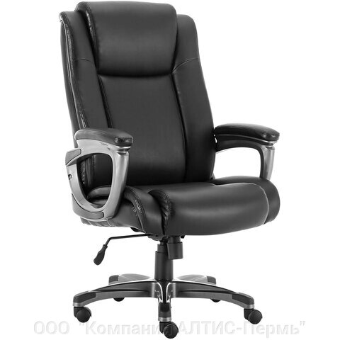 Кресло офисное BRABIX PREMIUM Solid HD-005, НАГРУЗКА до 180 кг, рециклированная кожа, черное, 531941 от компании ООО  "Компания АЛТИС-Пермь" - фото 1