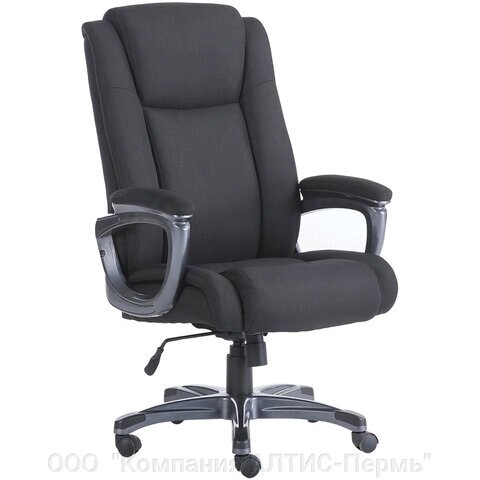 Кресло офисное BRABIX PREMIUM Solid HD-005, НАГРУЗКА до 180 кг, ткань, черное, 531822 от компании ООО  "Компания АЛТИС-Пермь" - фото 1