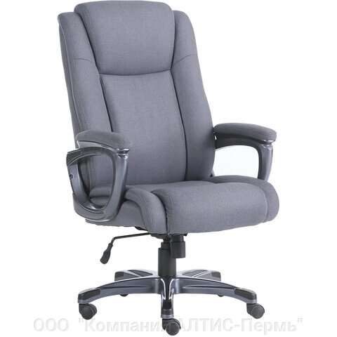 Кресло офисное BRABIX PREMIUM Solid HD-005, нагрузка до 180 кг, ткань, серое, 531823 от компании ООО  "Компания АЛТИС-Пермь" - фото 1