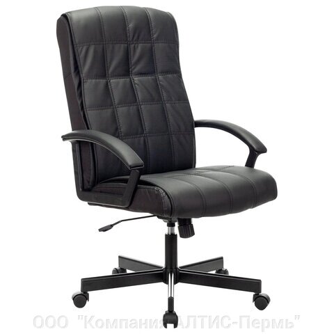 Кресло офисное BRABIX Quadro EX-524, компактная упаковка, экокожа, черное, 532104 от компании ООО  "Компания АЛТИС-Пермь" - фото 1