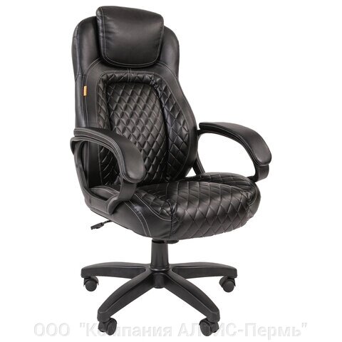 Кресло офисное CH 432, экокожа, черное от компании ООО  "Компания АЛТИС-Пермь" - фото 1