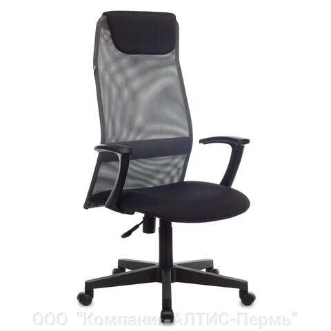 Кресло офисное KB-8, ткань-сетка, серое от компании ООО  "Компания АЛТИС-Пермь" - фото 1