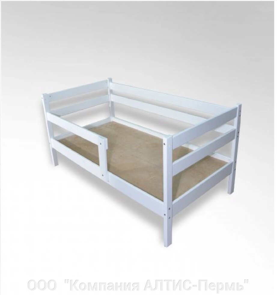 Кровать «Софа» (массив, лак) 1800*800 без переднего бортика от компании ООО  "Компания АЛТИС-Пермь" - фото 1