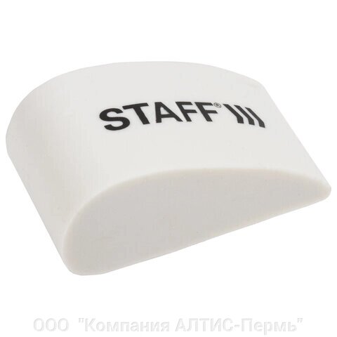 Ластик STAFF College PE-070, 38х22х16 мм, в форме капли, цвет белый, 228070 от компании ООО  "Компания АЛТИС-Пермь" - фото 1