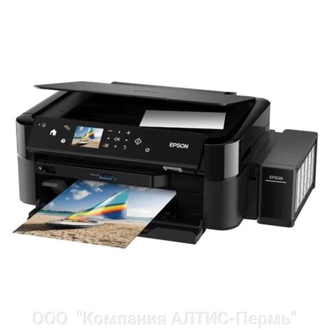 МФУ струйное EPSON L850 3 в 1 А4, 37 стр./мин, 5760х1440, СНПЧ от компании ООО  "Компания АЛТИС-Пермь" - фото 1