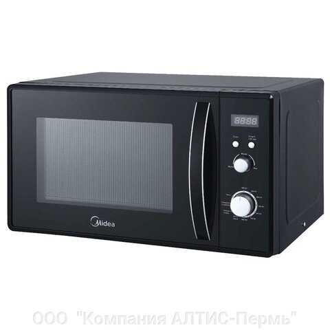 Микроволновая печь MIDEA AM823AM9-B объем 20 л, мощность 800 Вт, механическое управление, черная от компании ООО  "Компания АЛТИС-Пермь" - фото 1