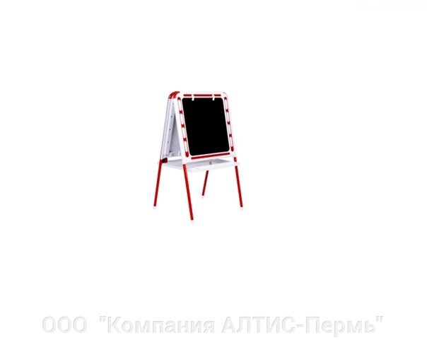 Мольберт с двумя магнитными сторонами МДУ 07 Бело-красный от компании ООО  "Компания АЛТИС-Пермь" - фото 1