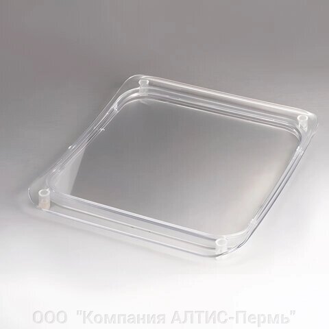 Монетница прямоугольная, 170х200 мм, прозрачная, CX005 от компании ООО  "Компания АЛТИС-Пермь" - фото 1