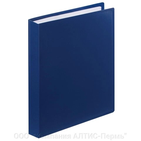 Папка 60 вкладышей STAFF, синяя, 0,5 мм, 225704 от компании ООО  "Компания АЛТИС-Пермь" - фото 1