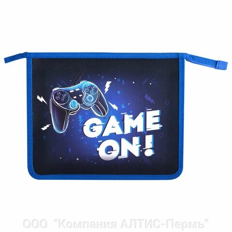 Папка для тетрадей ПИФАГОР А5, 1 отделение, пластик, на молнии, Game On, 271496 от компании ООО  "Компания АЛТИС-Пермь" - фото 1