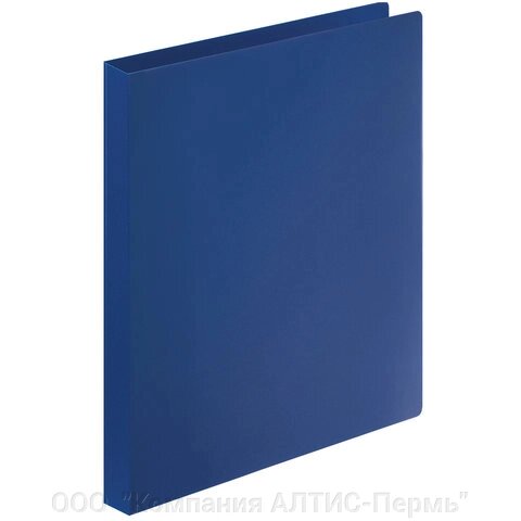 Папка на 4 кольцах STAFF, 25 мм, синяя, до 170 листов, 0,5 мм, 225724 от компании ООО  "Компания АЛТИС-Пермь" - фото 1
