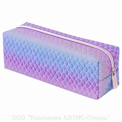 Пенал-косметичка ЮНЛАНДИЯ SEASTORY на молнии, мягкий, Fishtail, 21х6х7 см, 270048 от компании ООО  "Компания АЛТИС-Пермь" - фото 1