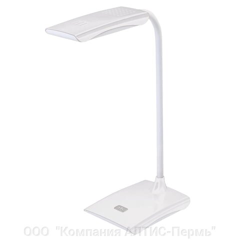 Настольная лампа-светильник SONNEN TL-LED-004-7W-12, подставка, LED, 7 Вт, белый, 235541 - распродажа