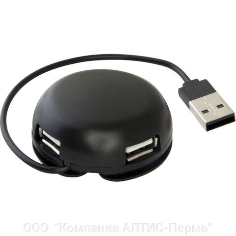 Хаб defender quadro light, USB 2.0, 4 порта, 83201 - доставка