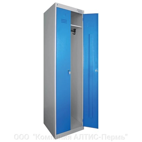 Шкаф металлический для одежды ШРЭК-22-530, двухсекционный, 1850х530х500 мм, разборный - интернет магазин